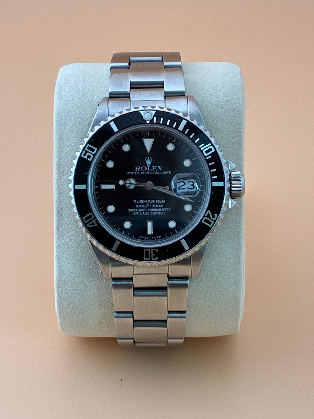 Rolex Submariner Date 16800 – Recently Serviced and Fully Linked