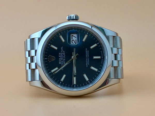Rolex Datejust 36 Ref. 126200 – Blue Dial – Jubilee – 2021 Full Set