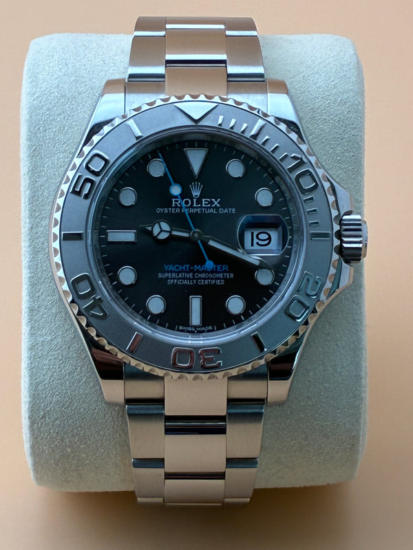 Rolex Yacht-Master 40 116622 – Rhodium Dial – Platinum Bezel – Full Set – 2019