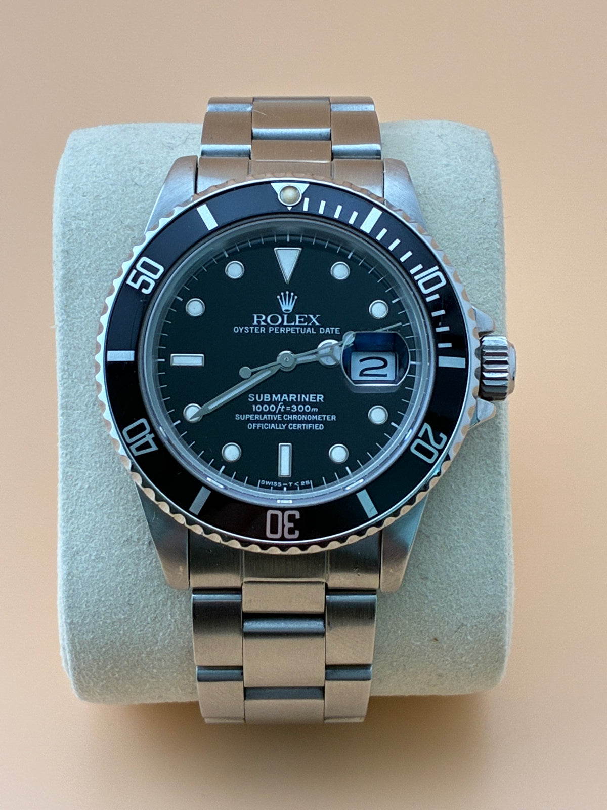 Rolex Submariner Date 16800 – Glossy Tritium Dial – Sapphire – Circa 1984