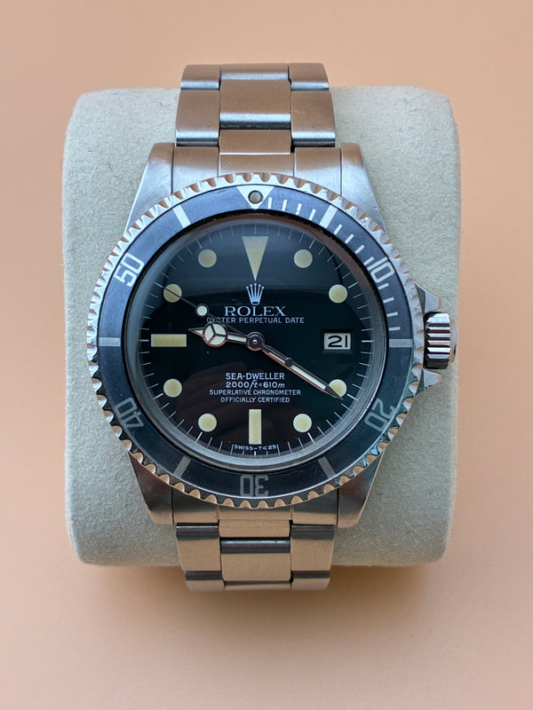Rolex Sea-Dweller 1665 – Great White MK4 Dial – Steven Hale Serviced – Circa 1981