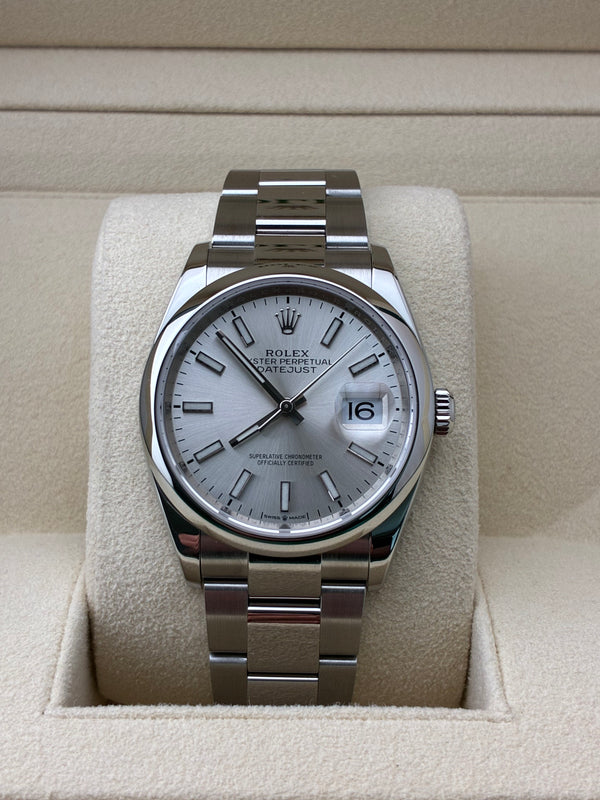 Rolex Datejust 36 126200 - Silver Sunburst Dial - 2019
