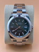 2026 Rolex Datejust 41 (126300) – Mint Green Dial – Oyster Bracelet – Full Set - Image 10