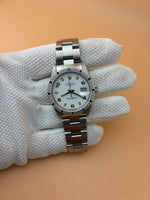 Rolex Oyster Perpetual Date 15210 - White Arabic Dial - Circa 1999 - Image 4