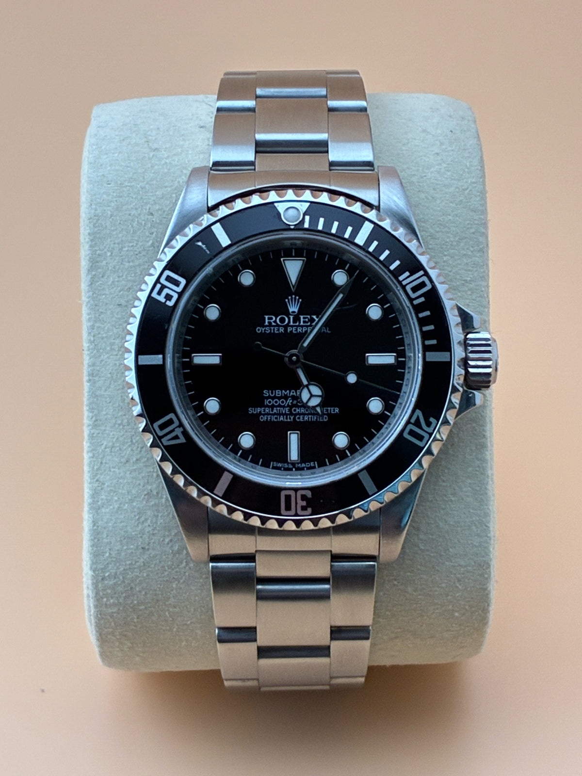 Rolex Submariner 14060M - Four-Line COSC Dial - Engraved Rehaut - 2011
